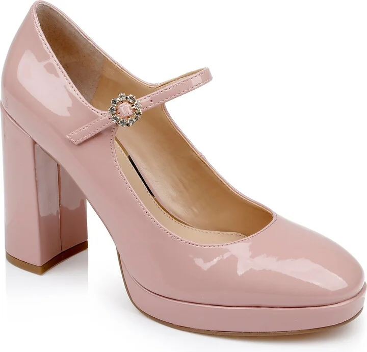 Trisha Platform Mary Jane Pump