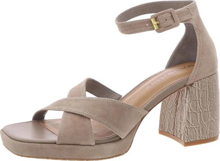 Trista Womens Slip On Strappy Ankle Strap