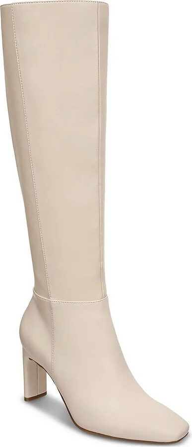 Tristanne Womens Leather Tall Knee-High Boots