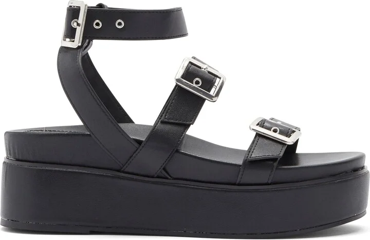 Trombone Platform Buckle Sandal - Image 4