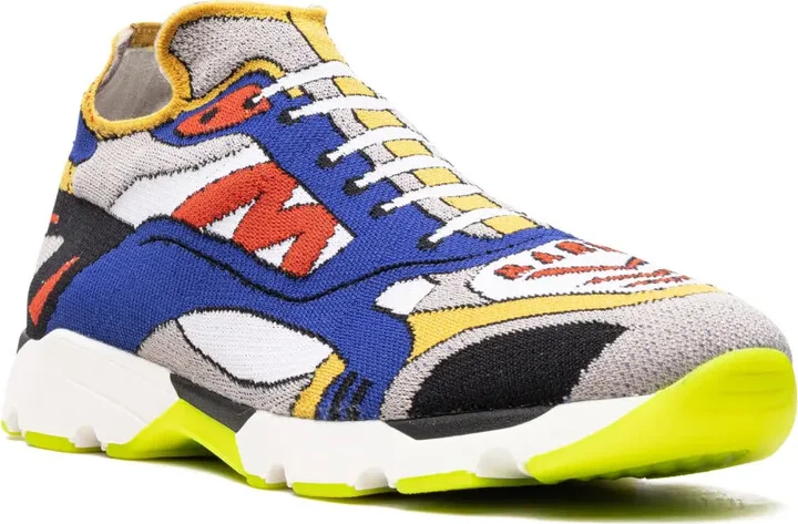 Trompe L'oeil-Print Sneakers - Image 2