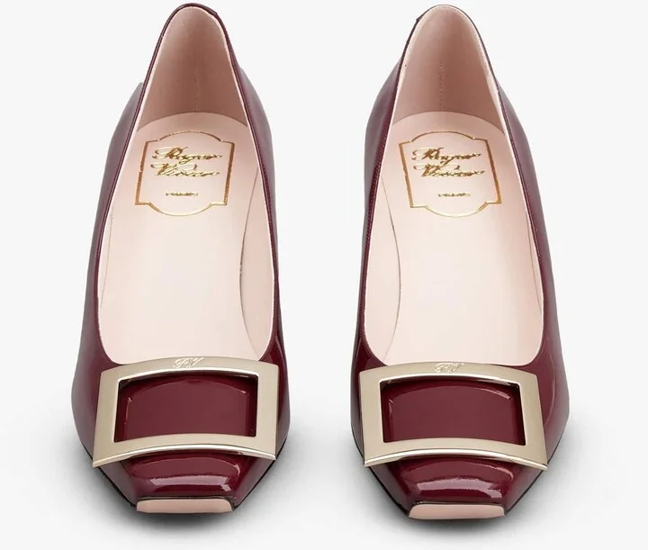 Trompette 45 Metal Buckle Pumps in Patent Leather - Image 2