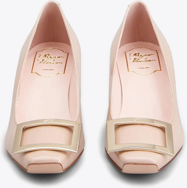 Trompette 45 Metal Buckle Pumps in Patent Leather - Image 2