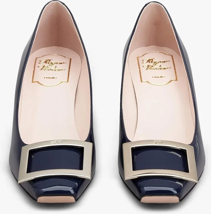 Trompette 45 Metal Buckle Pumps in Patent Leather - Image 2