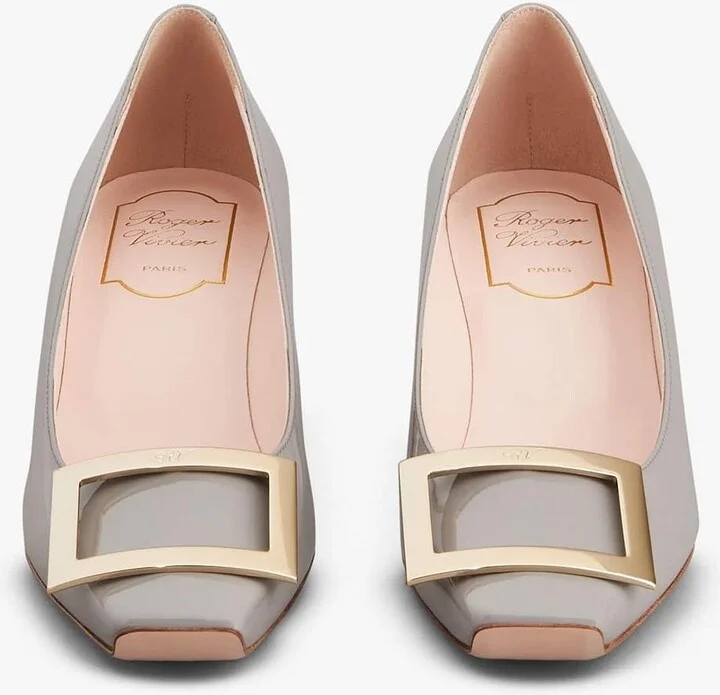 Trompette 45 Metal Buckle Pumps in Patent Leather - Image 2