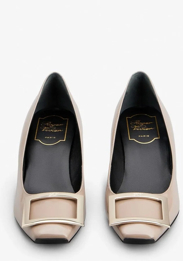Trompette 45 Metal Buckle Pumps in Patent Leather - Image 2