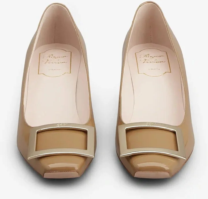 Trompette 45 Metal Buckle Pumps in Patent Leather - Image 3