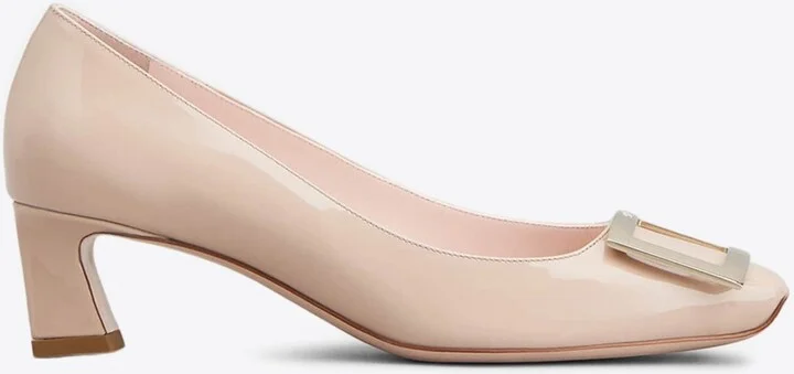 Trompette 45 Metal Buckle Pumps in Patent Leather