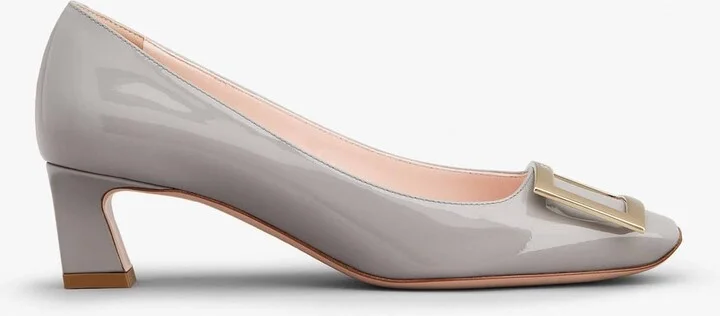 Trompette 45 Metal Buckle Pumps in Patent Leather