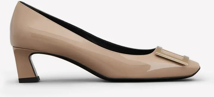 Trompette 45 Metal Buckle Pumps in Patent Leather