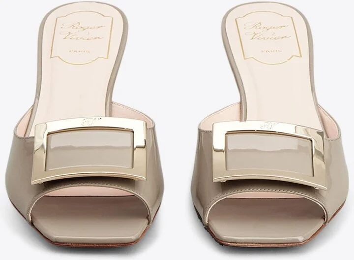 Trompette 45 Patent-Leather Slides - Image 2