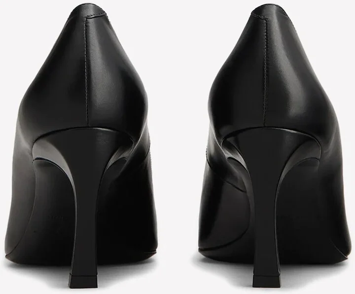 Trompette 70 Metal Buckle Leather Pumps - Image 2