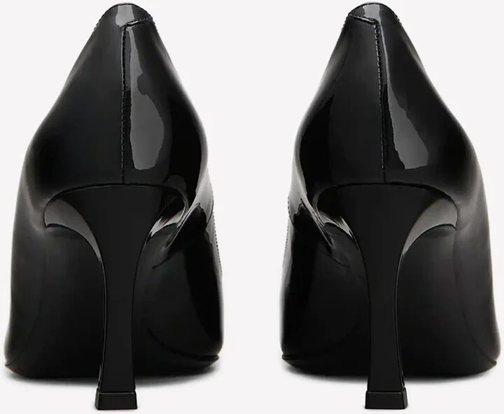 Trompette 70 Metal Buckle Pumps in Patent Leather - Image 2