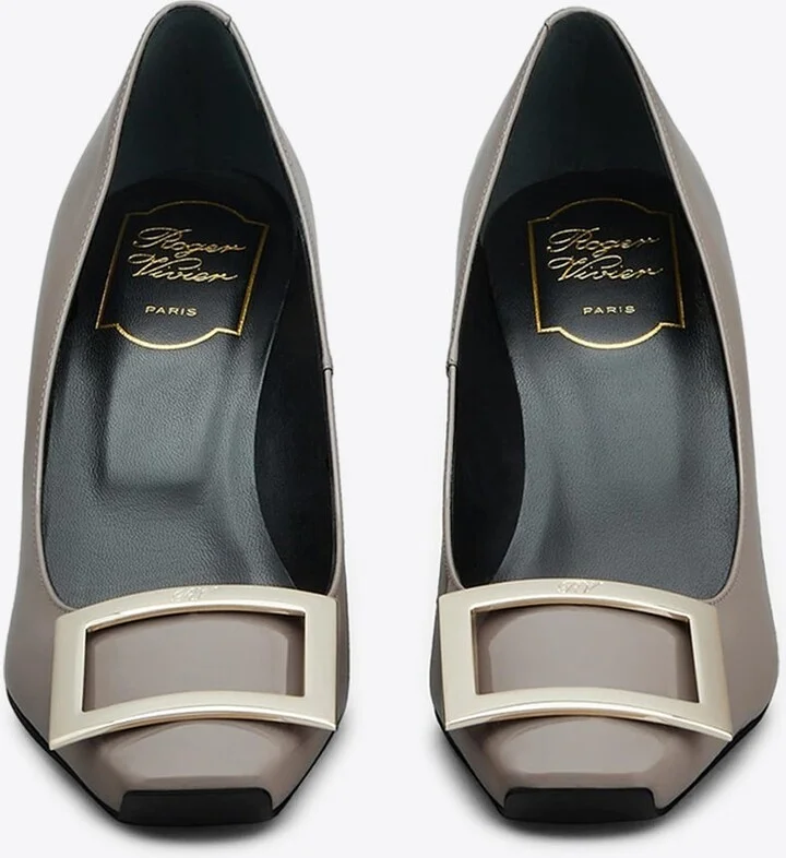 Trompette 70 Metal Buckle Pumps in Patent Leather - Image 2