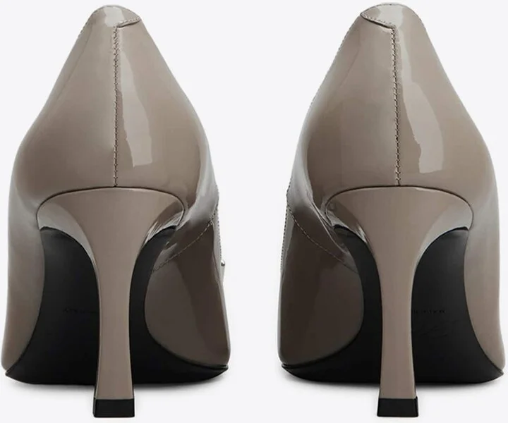 Trompette 70 Metal Buckle Pumps in Patent Leather - Image 3