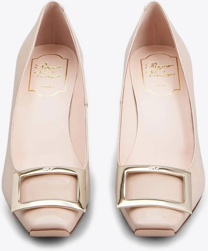 Trompette 70 Metal Buckle Pumps in Patent Leather - Image 2