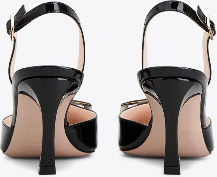 Trompette 70 Slingback Pumps in Patent Leather - Image 3