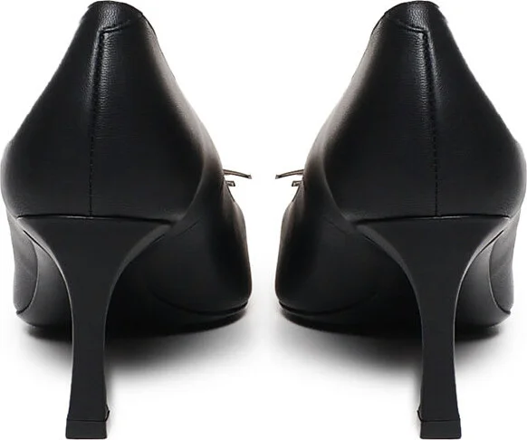 Trompette Pumps In Leather - Image 3