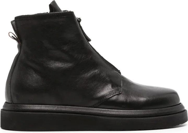 Tronchetto calf leather boots