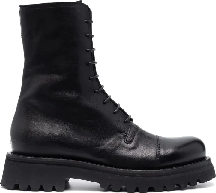 Tronchetto leather ankle boots
