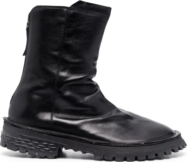 Tronchetto Leather Ankle Boots