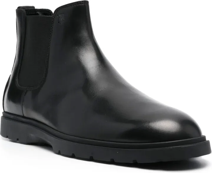 Tronchetto slip-on leather boots - Image 2