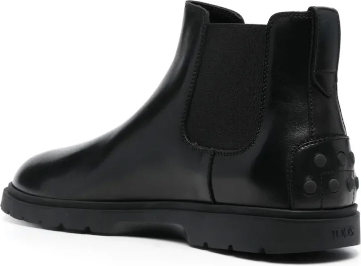Tronchetto slip-on leather boots - Image 3