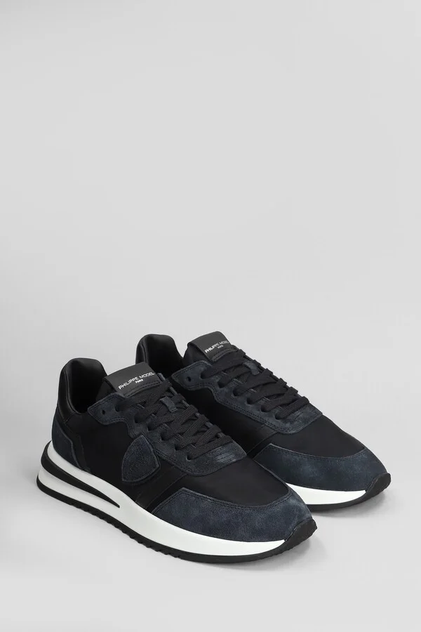 Tropez 2.1 Low Sneakers In Black Suede And Fabric - Image 2