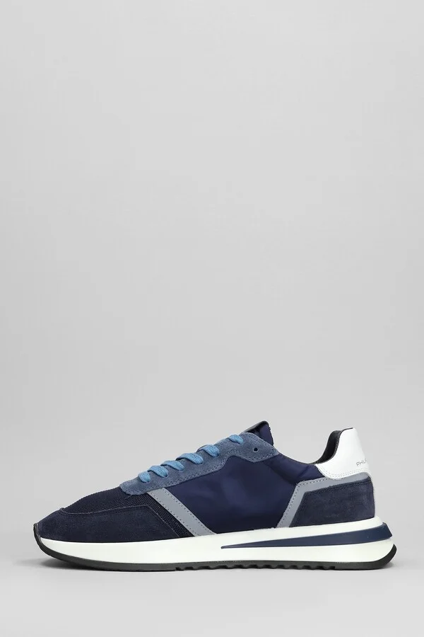 Tropez 2.1 Sneakers In Blue Suede And Fabric - Image 3