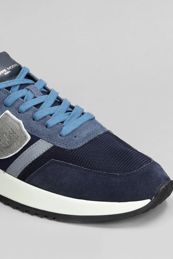 Tropez 2.1 Sneakers In Blue Suede And Fabric - Image 5