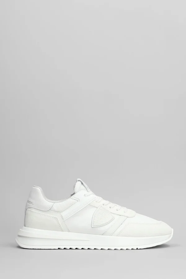 Tropez 2.1 Sneakers In White Suede And Fabric