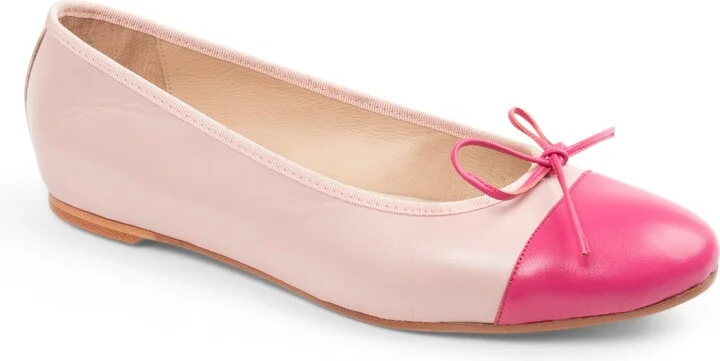 Tropez Cap Toe Ballet Flat