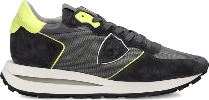 Tropez Haute mesh-panelled sneakers