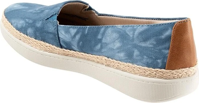 Trotters Accent Women's Slip on Shoes Blue : 5.5 M (B), Textile - Image 4