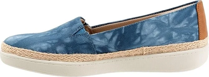 Trotters Accent Women's Slip on Shoes Blue : 5.5 M (B), Textile - Image 6