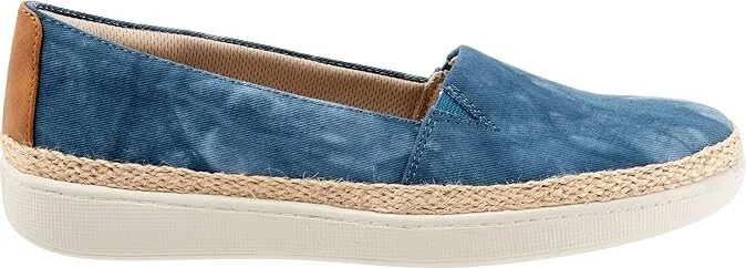 Trotters Accent Women's Slip on Shoes Blue : 5.5 M (B), Textile - Image 7