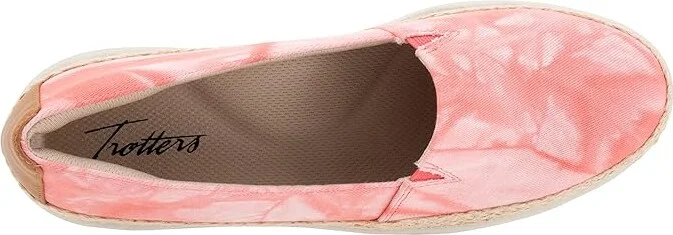 Trotters Accent Women's Slip on Shoes Coral : 6.5 WW (EE), Textile - Image 2