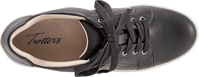 Trotters Adore Women's Shoes Black Quilted : 6.5 M (B), Synthetic - Image 2