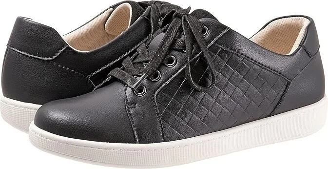Trotters Adore Women's Shoes Black Quilted : 6.5 M (B), Synthetic