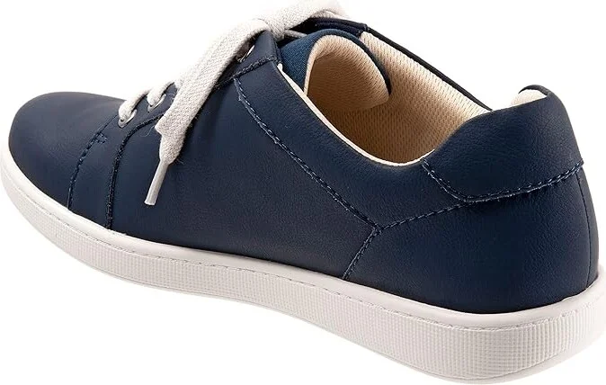 Trotters Adore Women's Shoes Navy Leather/Navy Suede Veg : 5 M (B), Synthetic - Image 6