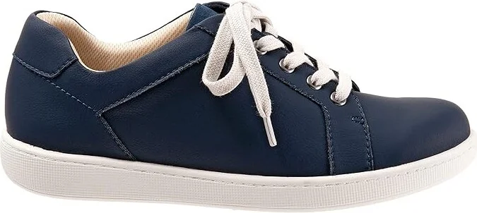 Trotters Adore Women's Shoes Navy Leather/Navy Suede Veg : 5 M (B), Synthetic - Image 7
