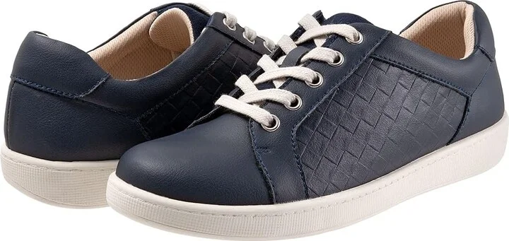 Trotters Adore Women's Shoes Navy Quilted : 9.5 M (B), Synthetic