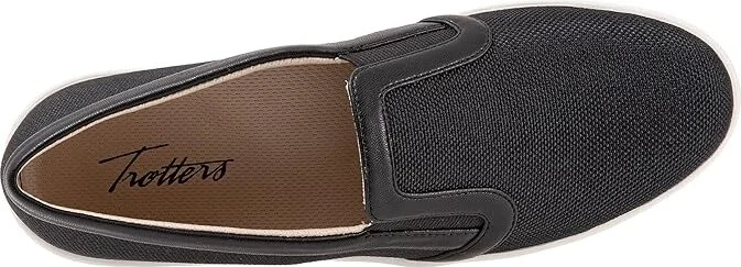 Trotters Alright Women's Shoes Black Veg : 5.5 M (B), Textile/Canvas - Image 2