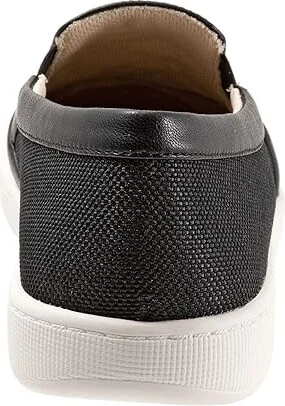 Trotters Alright Women's Shoes Black Veg : 5.5 M (B), Textile/Canvas - Image 4