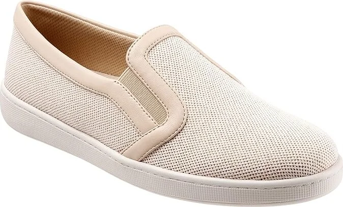 Trotters Alright Women's Shoes Cream Veg : 6.5 M (B), Textile/Canvas