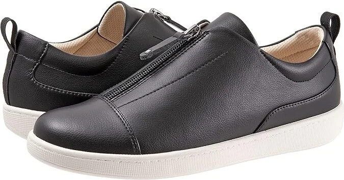 Trotters Anika Women's Shoes Black : 6 M (B), Leather