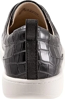 Trotters Anika Women's Shoes Black Croco : 6.5 M (B), Leather - Image 4