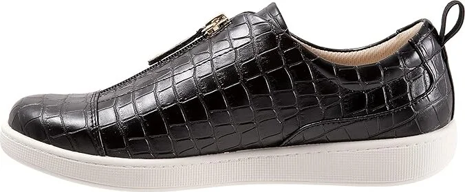 Trotters Anika Women's Shoes Black Croco : 6.5 M (B), Leather - Image 6