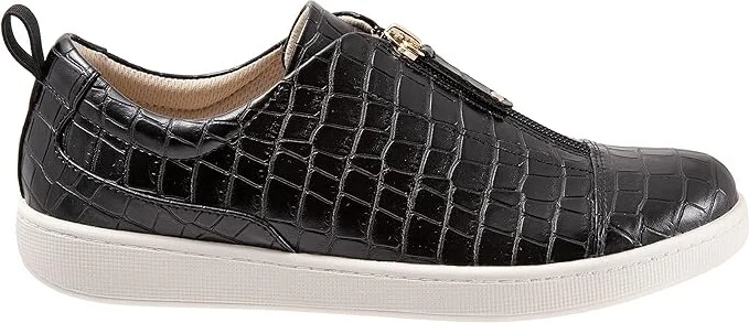 Trotters Anika Women's Shoes Black Croco : 6.5 M (B), Leather - Image 7
