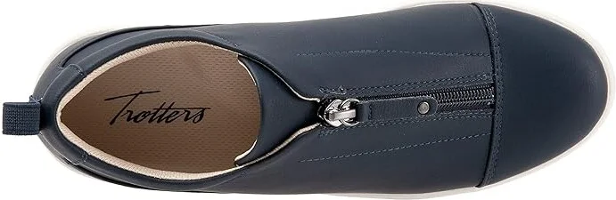 Trotters Anika Women's Shoes Navy : 5.5 M (B), Leather - Image 2